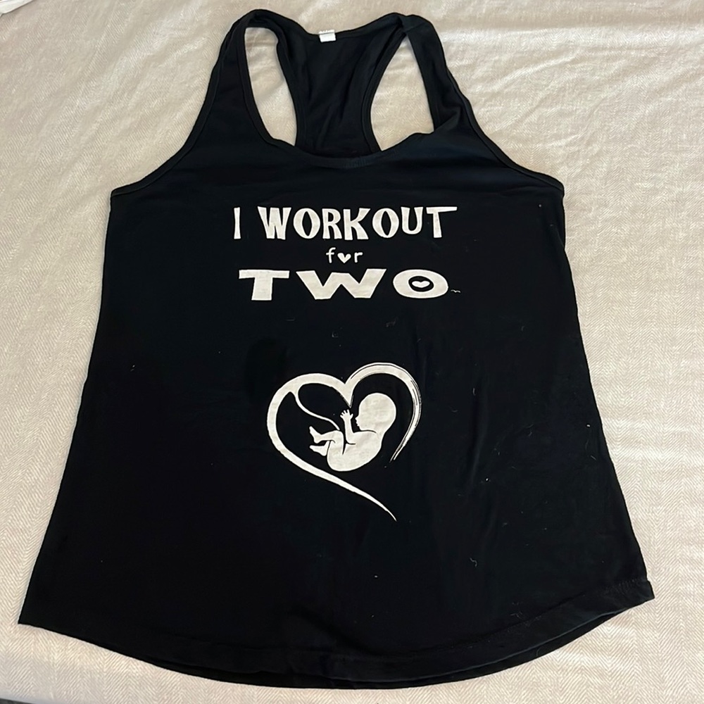 I work out for two muscle tank XL